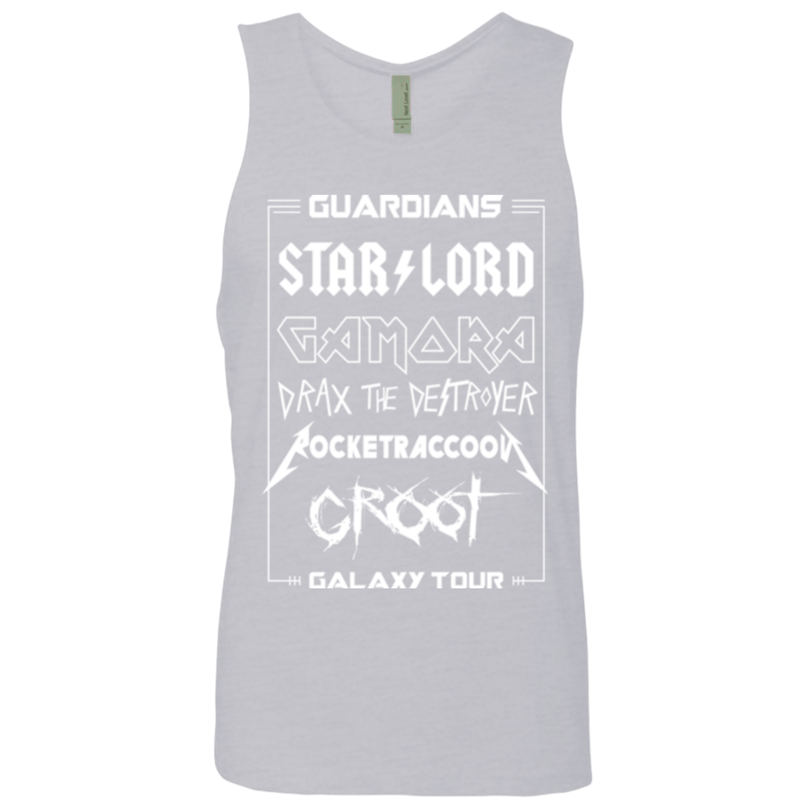 T-Shirts Heather Grey / Small Guardians Galaxy Tour Men's Premium Tank Top