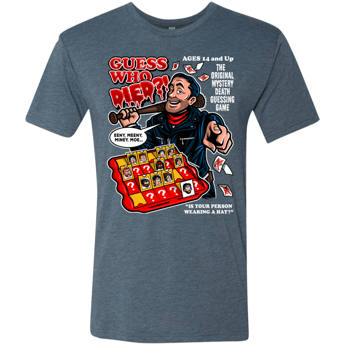 T-Shirts Indigo / Small Guess who Died Men's Triblend T-Shirt