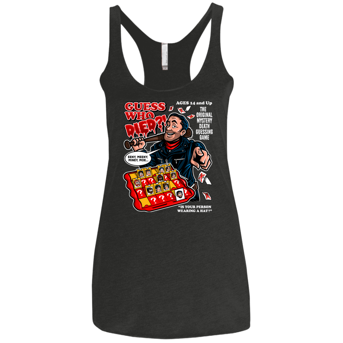 T-Shirts Vintage Black / X-Small Guess who Died Women's Triblend Racerback Tank