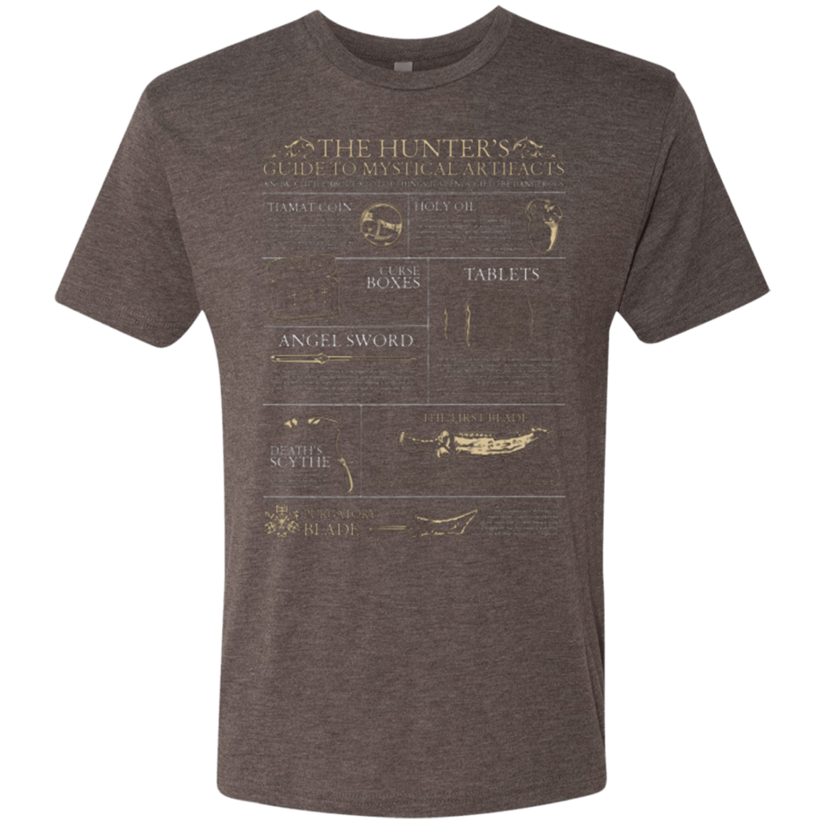 T-Shirts Macchiato / Small Guide To Mystical Artifacts Men's Triblend T-Shirt