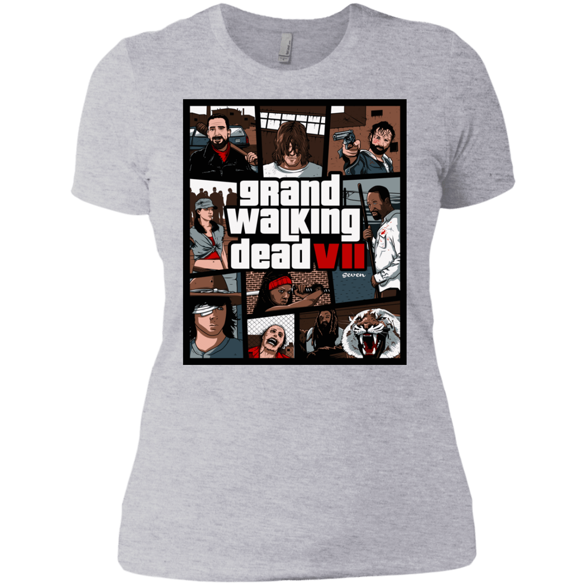 T-Shirts Heather Grey / X-Small GWD7 Women's Premium T-Shirt