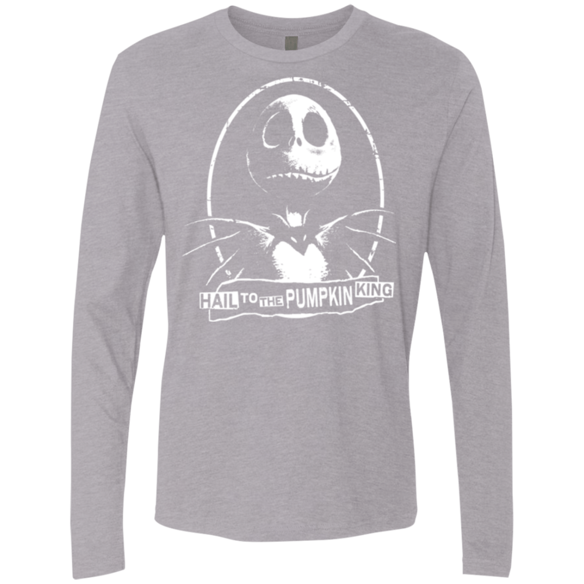 T-Shirts Heather Grey / Small Hail To The King Men's Premium Long Sleeve
