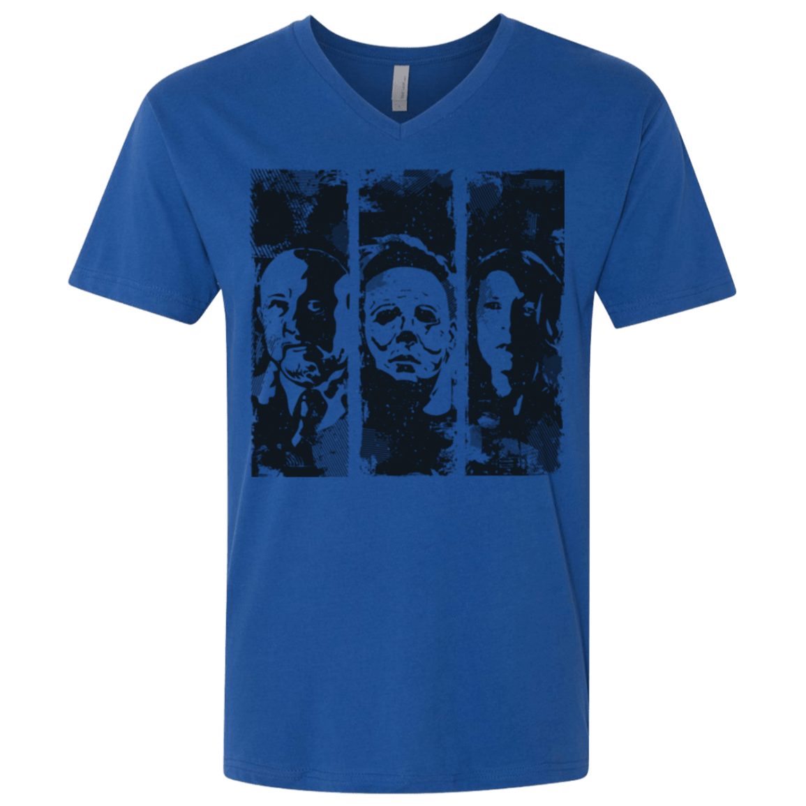 T-Shirts Royal / X-Small HALLOWEEN Men's Premium V-Neck