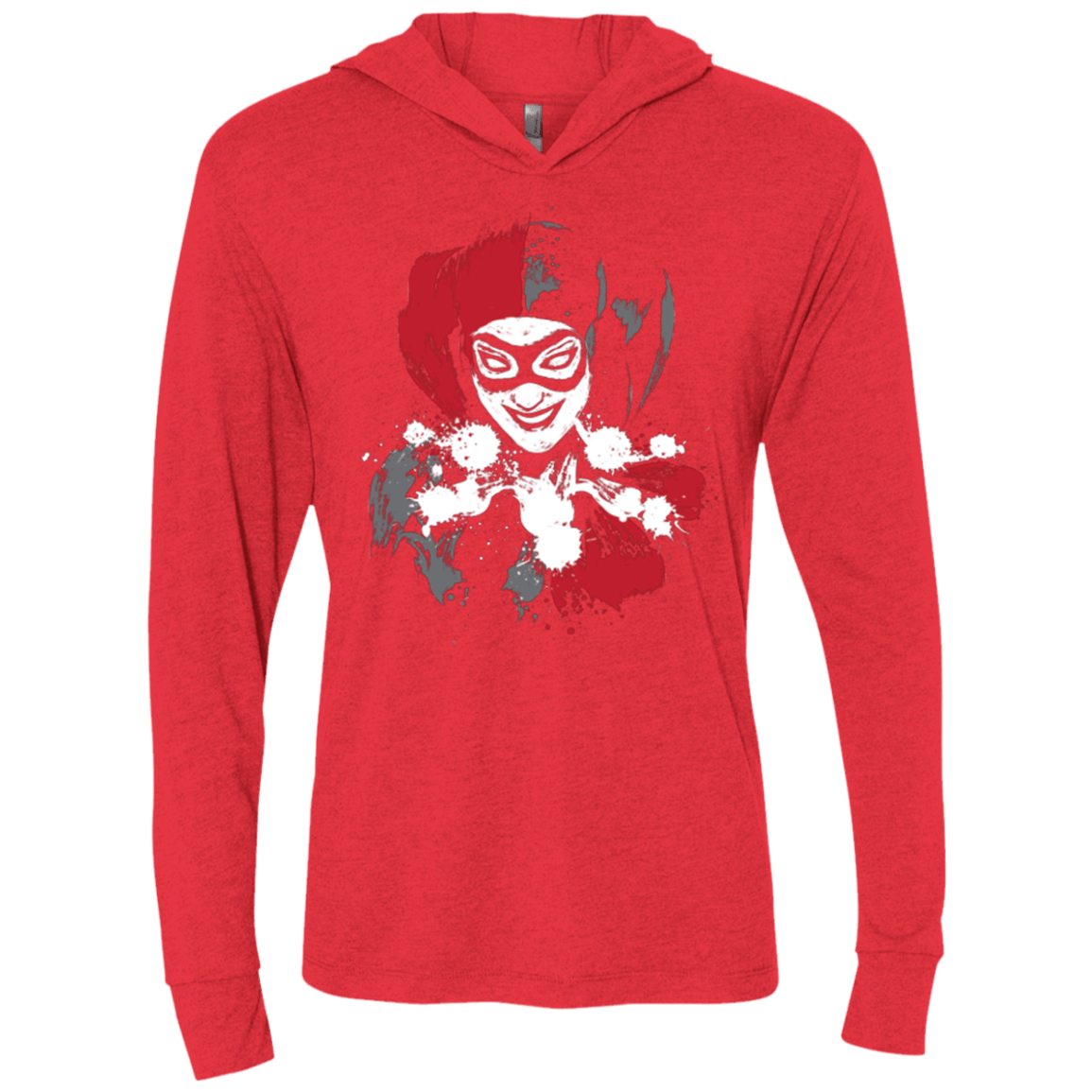 T-Shirts Vintage Red / X-Small Harlequin Triblend Long Sleeve Hoodie Tee