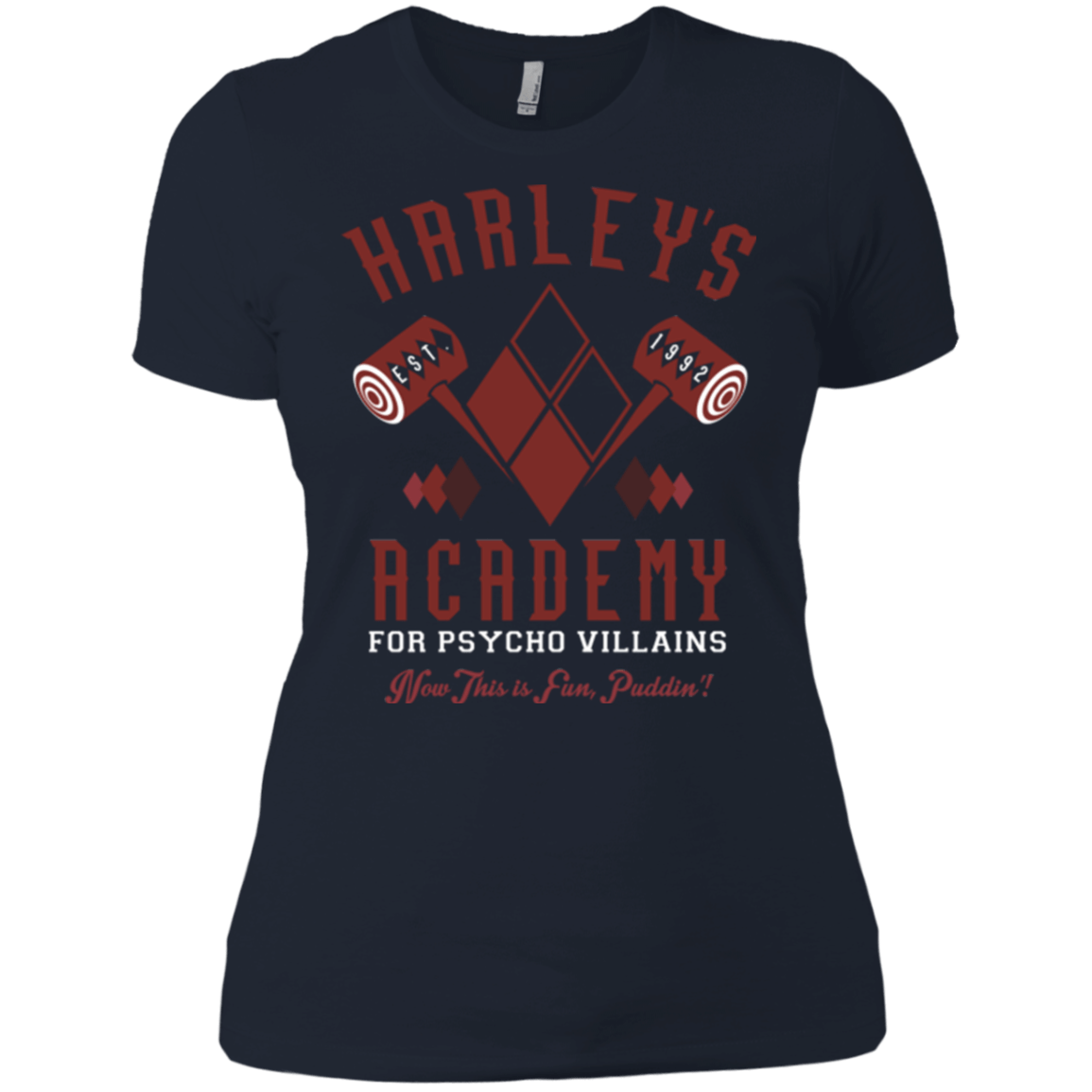 T-Shirts Midnight Navy / X-Small Harley's Academy Women's Premium T-Shirt