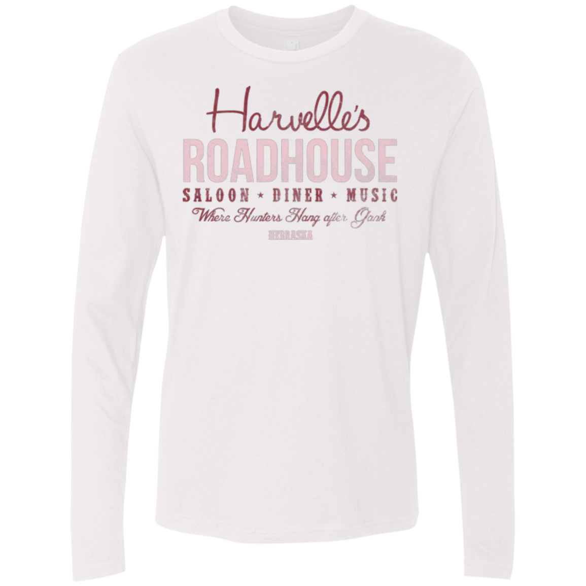 T-Shirts White / Small Harvelle's Roadhouse Men's Premium Long Sleeve