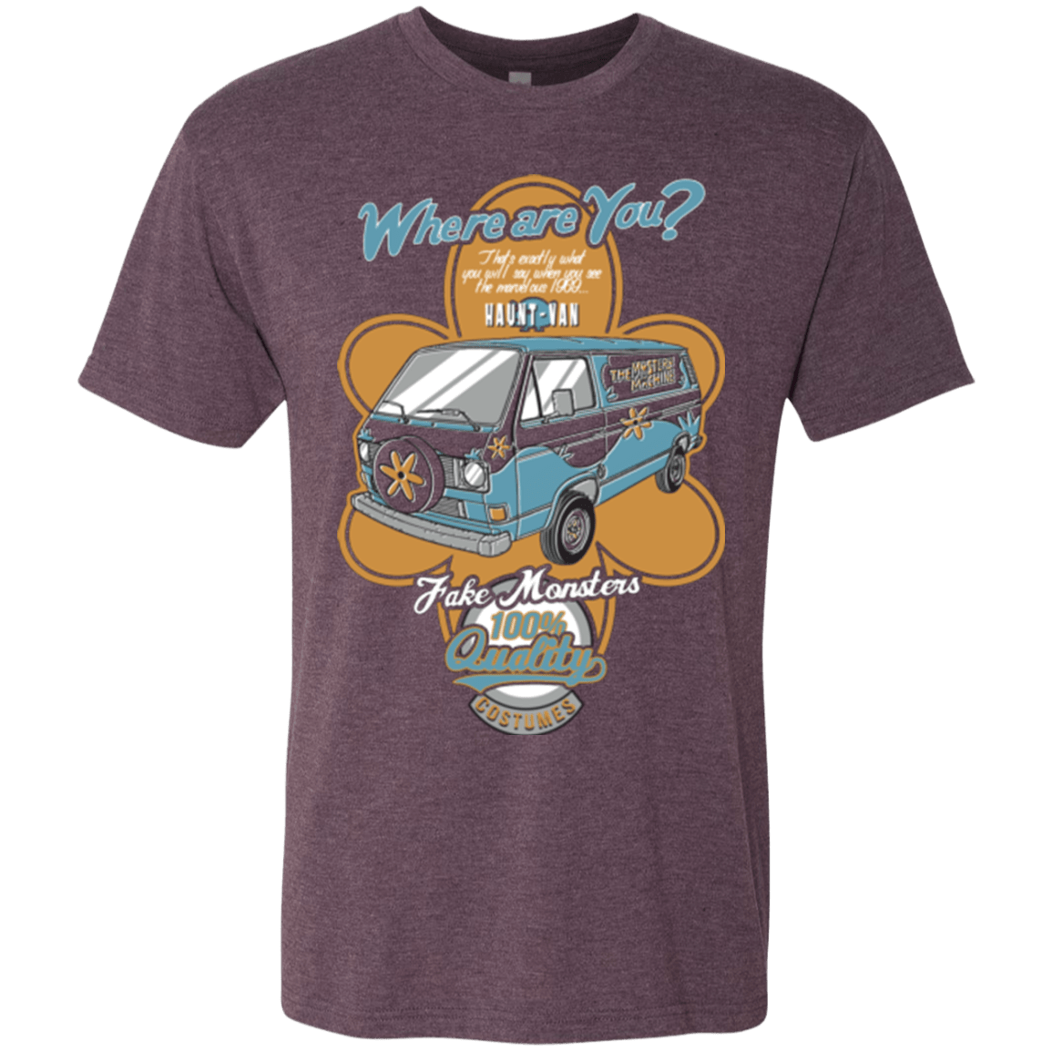 T-Shirts Vintage Purple / Small Haunt Van Men's Triblend T-Shirt