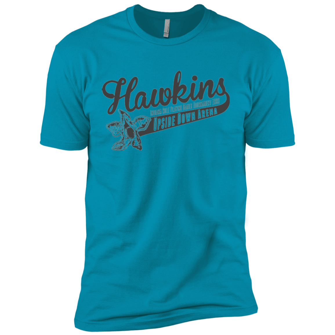 T-Shirts Turquoise / X-Small Hawkins Role Playing Tournament Men's Premium T-Shirt