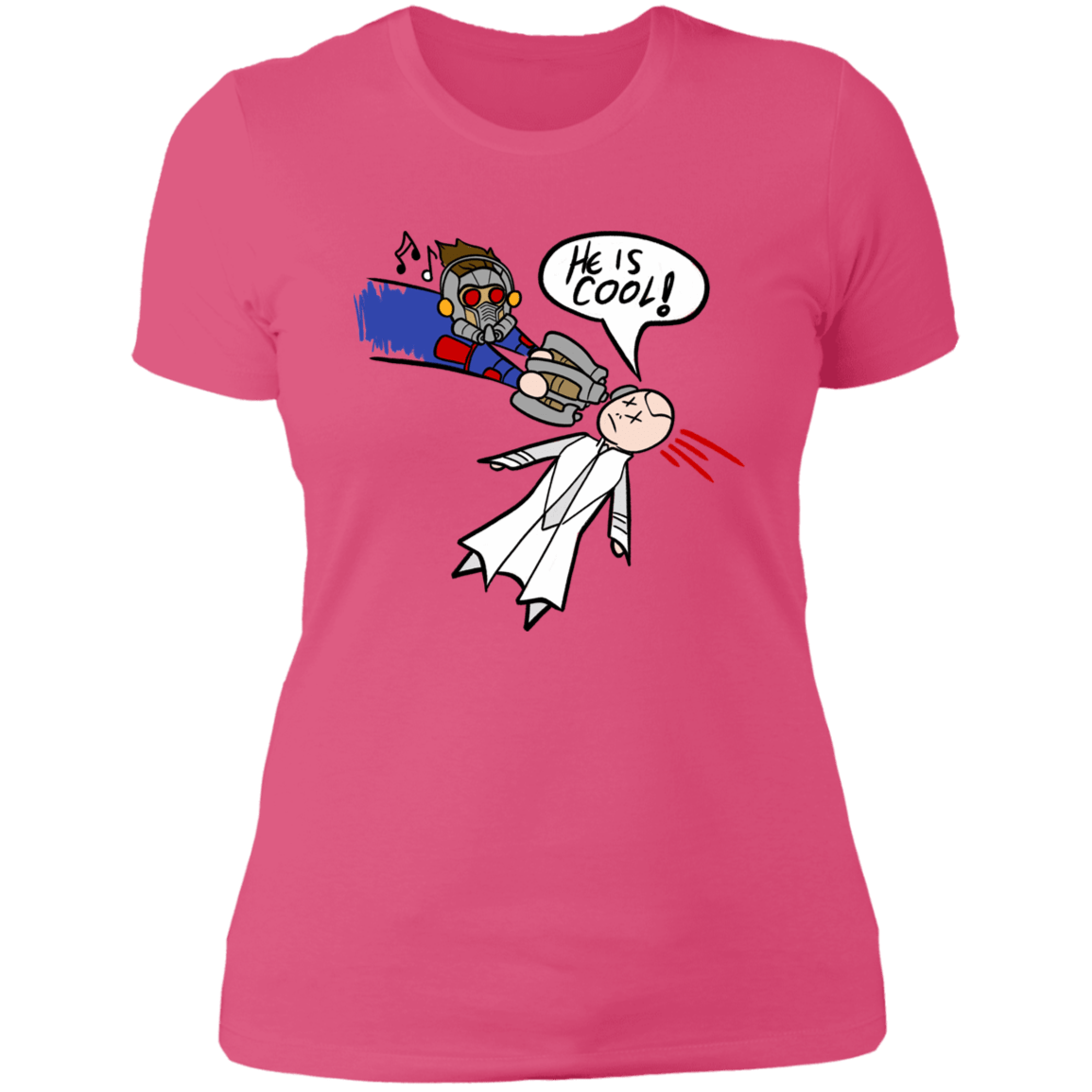 T-Shirts Hot Pink / S He is Cool Women's Premium T-Shirt