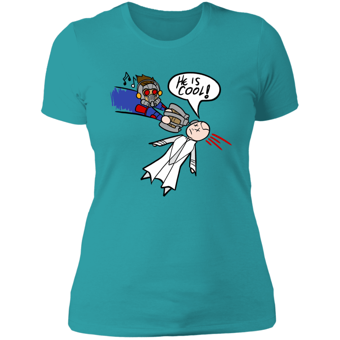 T-Shirts Tahiti Blue / S He is Cool Women's Premium T-Shirt