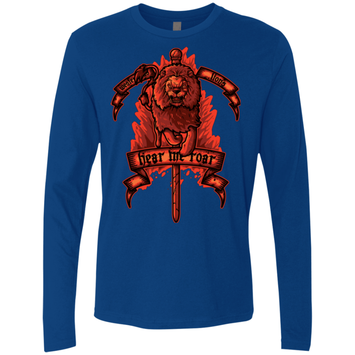 T-Shirts Royal / Small HEAR ME ROAR Men's Premium Long Sleeve
