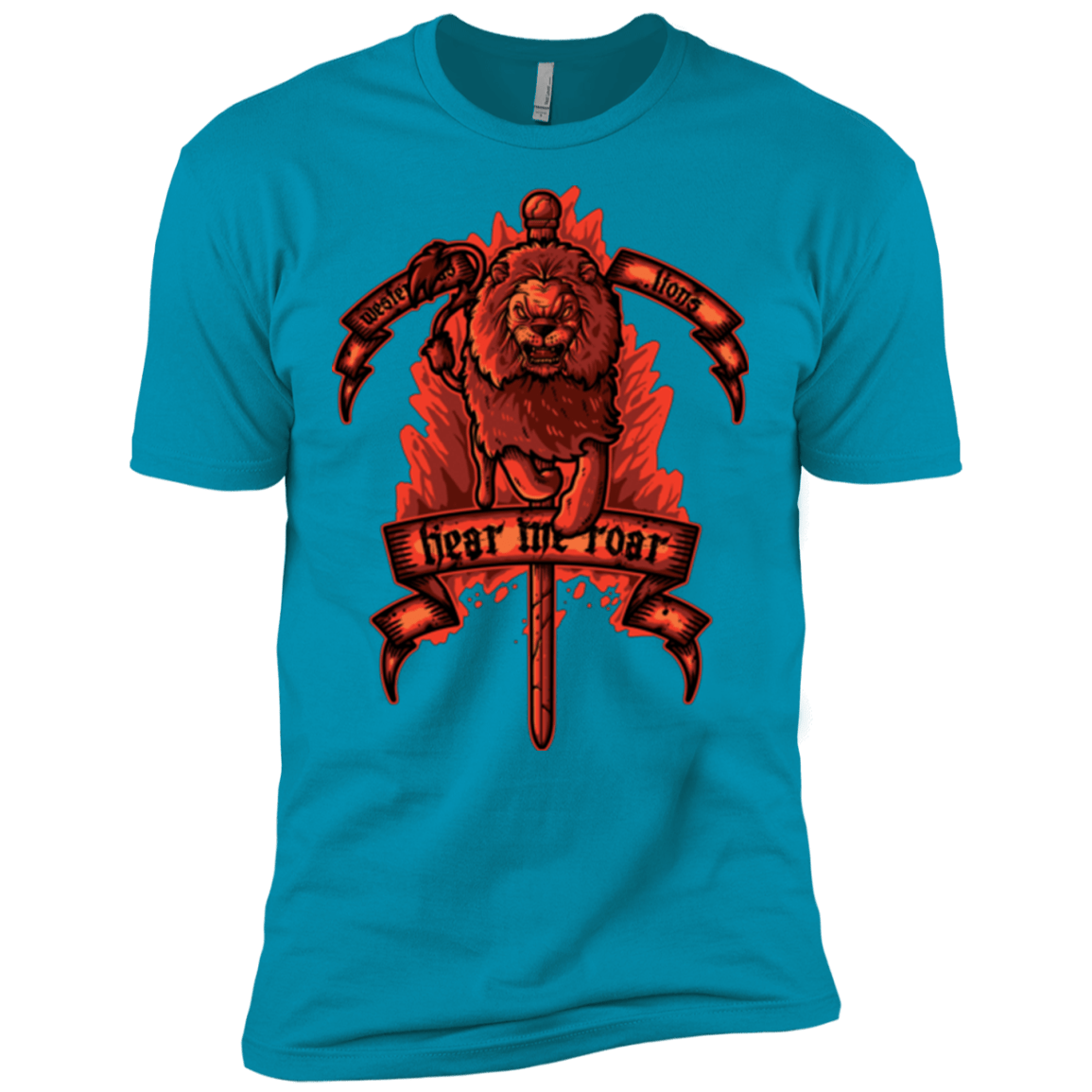 T-Shirts Turquoise / X-Small HEAR ME ROAR Men's Premium T-Shirt