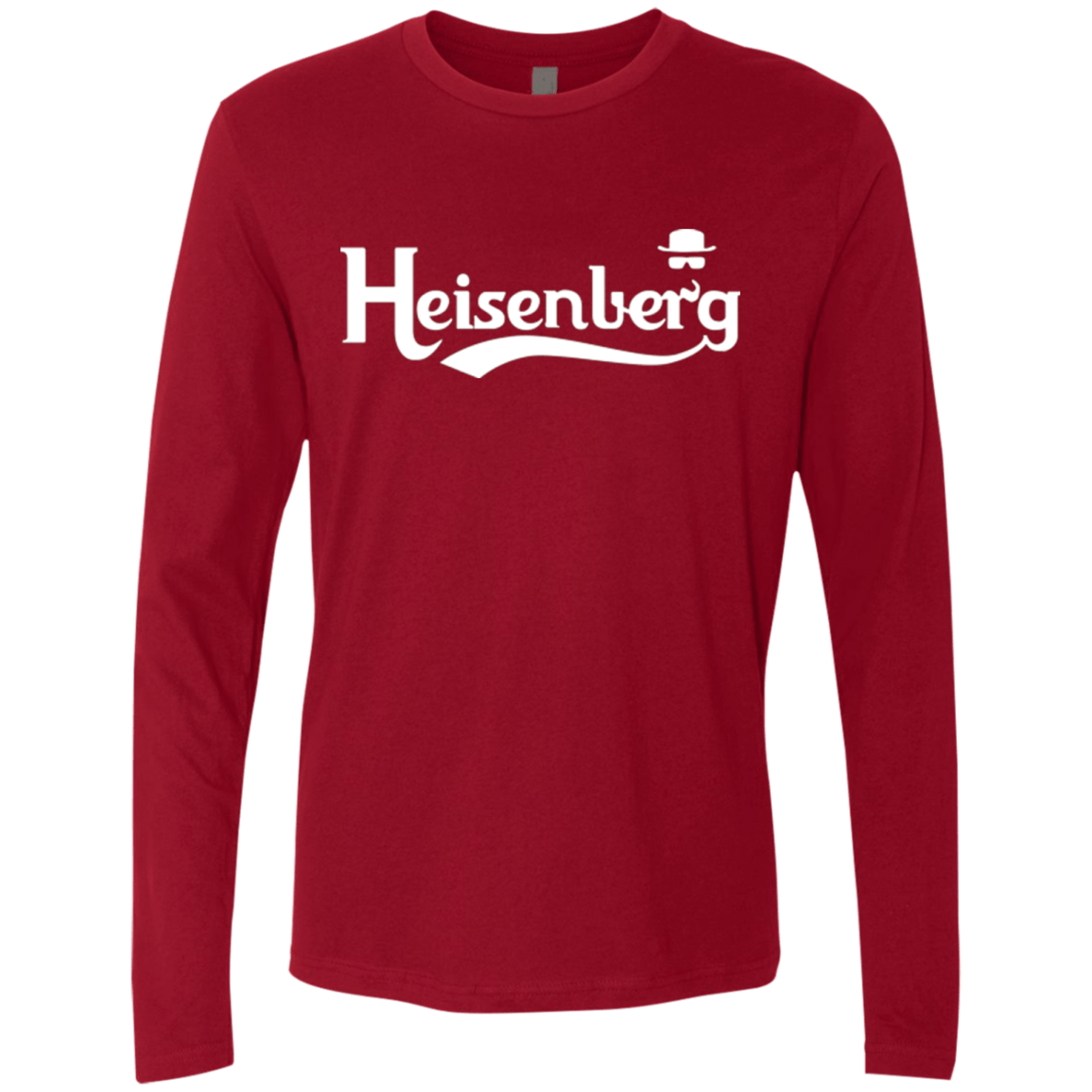 T-Shirts Cardinal / Small Heisenberg (1) Men's Premium Long Sleeve