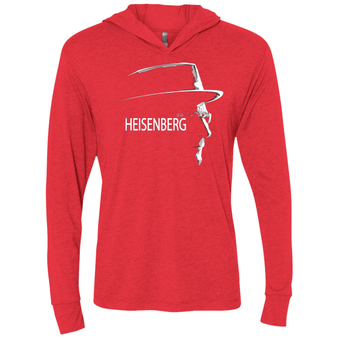 T-Shirts Vintage Red / X-Small HEISENBERG Triblend Long Sleeve Hoodie Tee