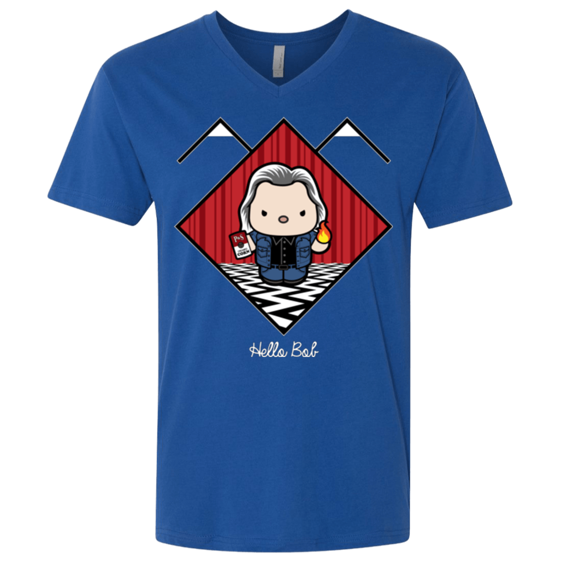 T-Shirts Royal / X-Small Hello Bob Men's Premium V-Neck