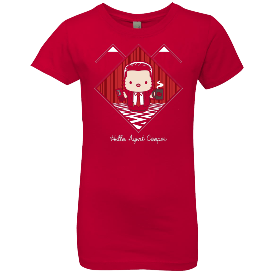 T-Shirts Red / YXS Hello Cooper Girls Premium T-Shirt