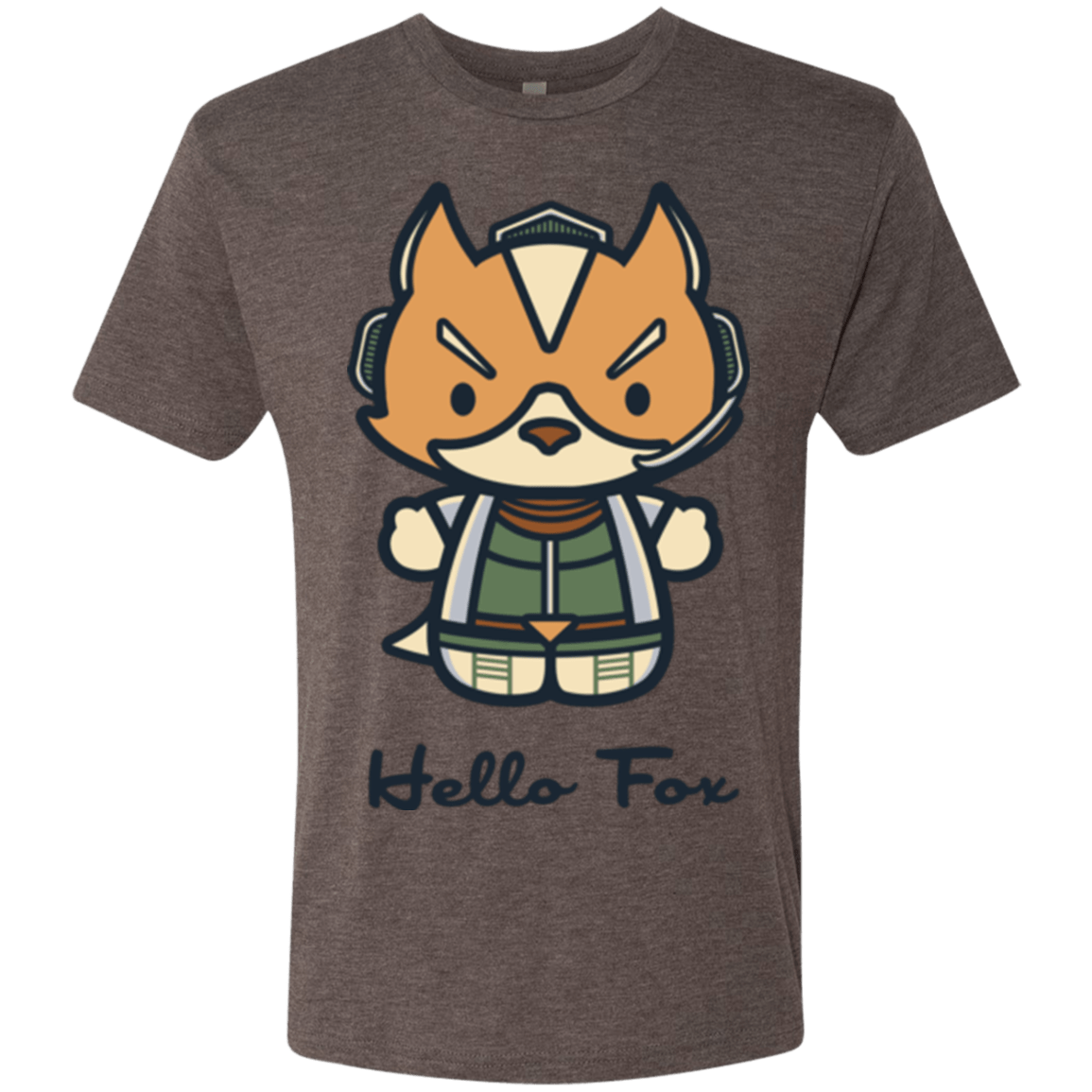T-Shirts Macchiato / Small Hello Fox Men's Triblend T-Shirt