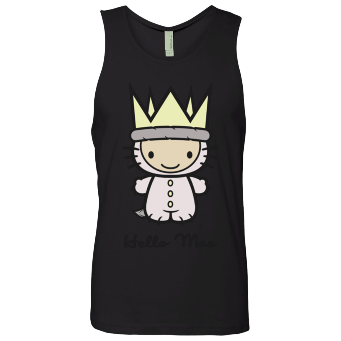 T-Shirts Black / Small Hello Max Men's Premium Tank Top