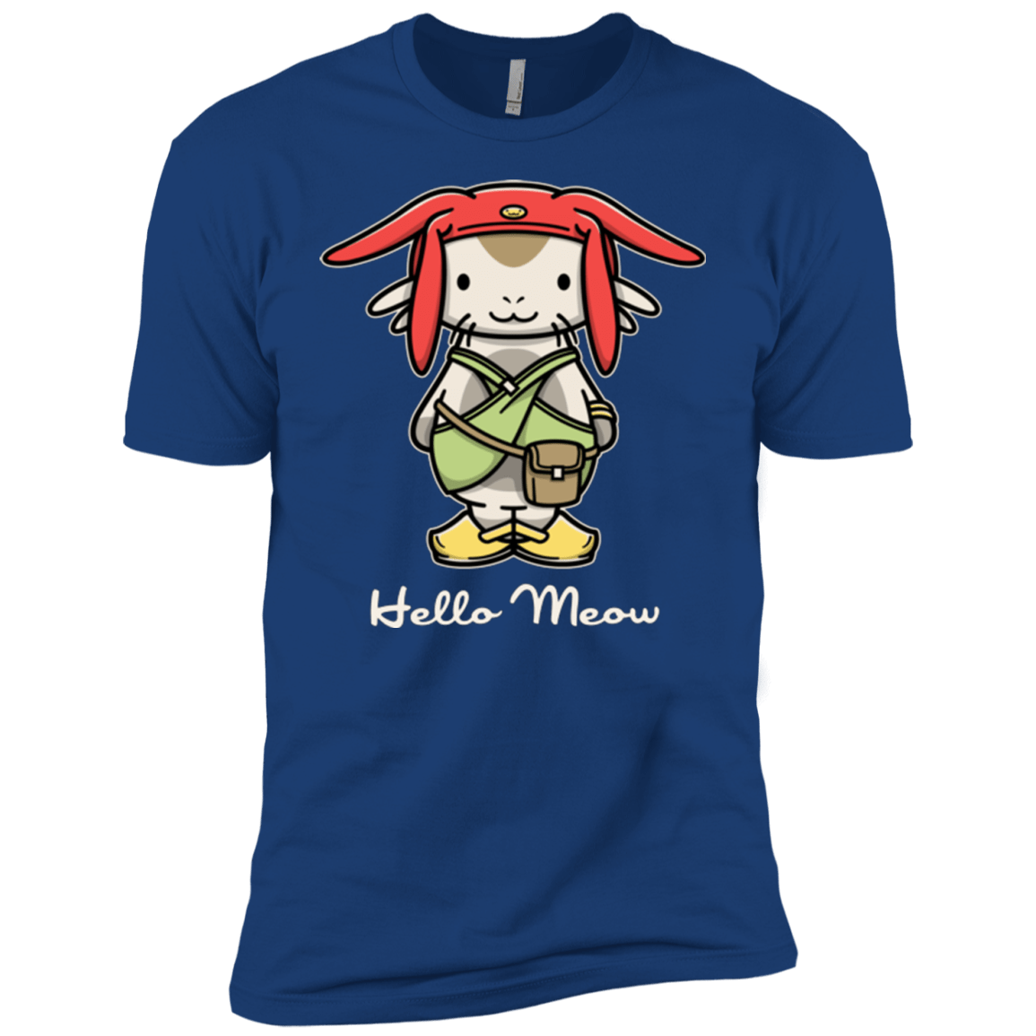 T-Shirts Royal / YXS HELLO MEOW Boys Premium T-Shirt