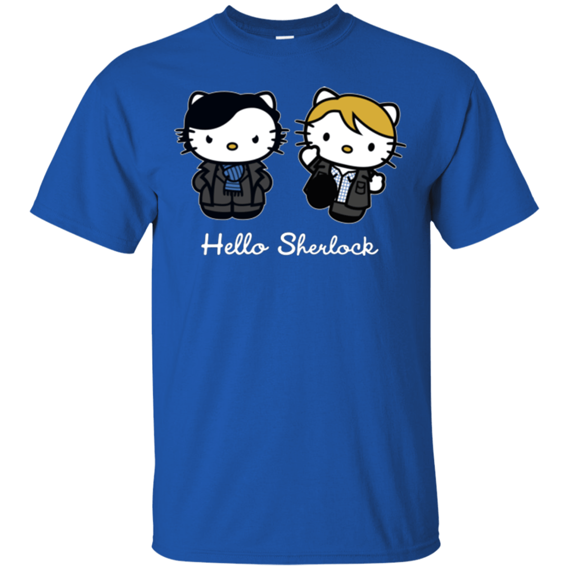 T-Shirts Royal / Small Hello Sherlock T-Shirt