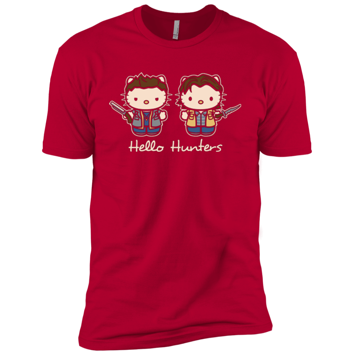 T-Shirts Red / YXS hellohunters Boys Premium T-Shirt