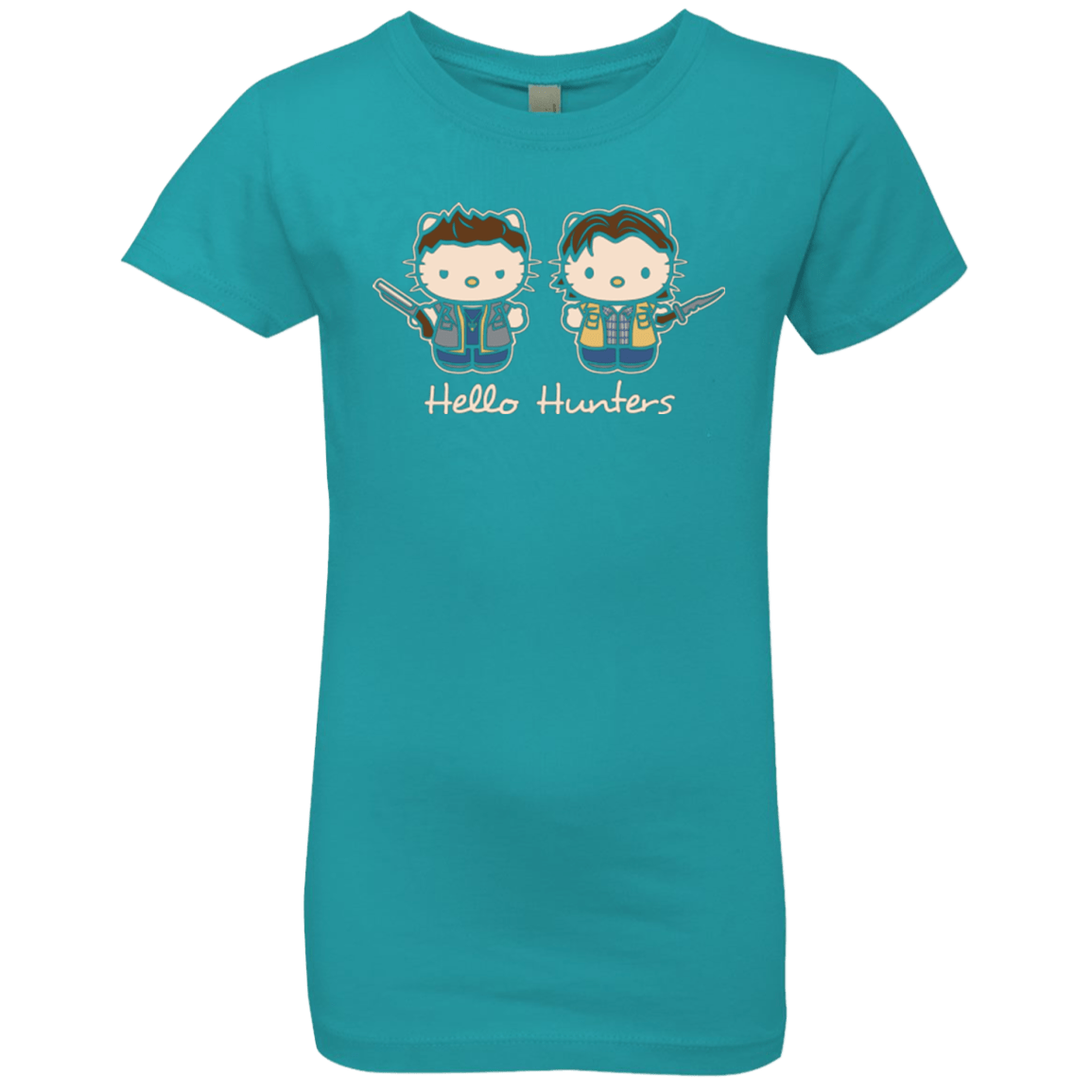T-Shirts Tahiti Blue / YXS hellohunters Girls Premium T-Shirt