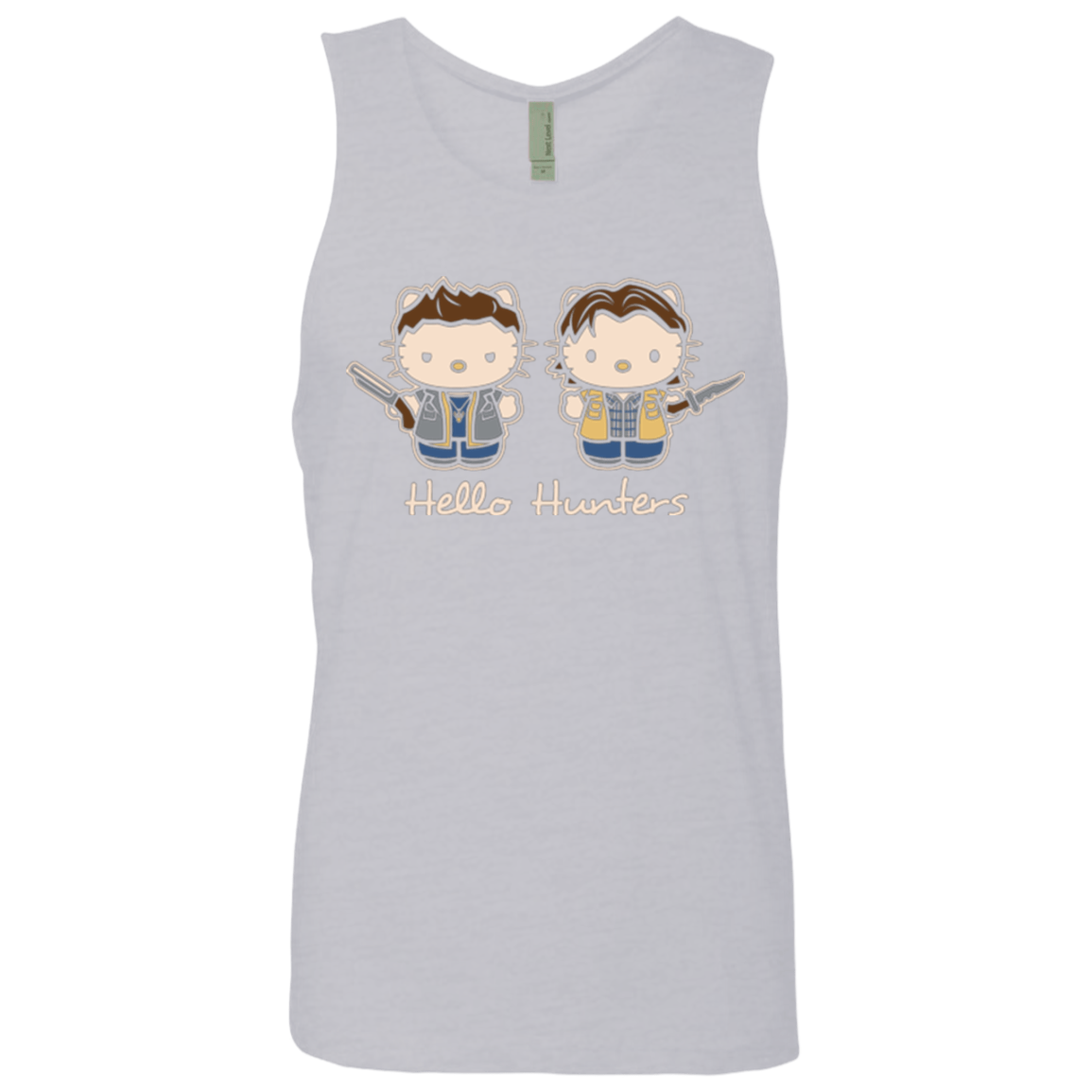 T-Shirts Heather Grey / Small hellohunters Men's Premium Tank Top