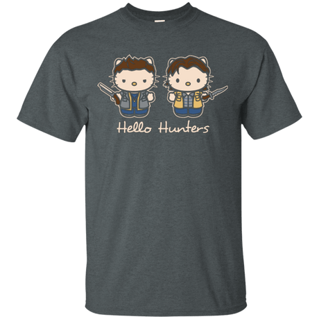 T-Shirts Dark Heather / Small hellohunters T-Shirt