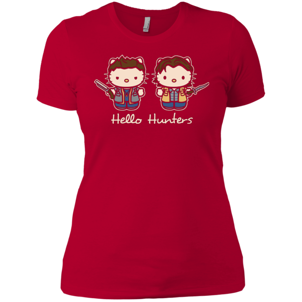 T-Shirts Red / X-Small hellohunters Women's Premium T-Shirt
