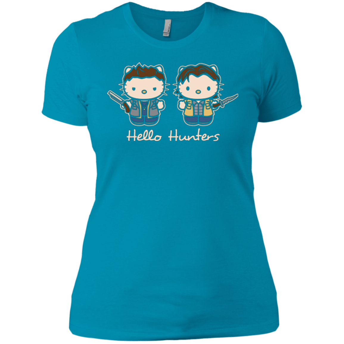 T-Shirts Turquoise / X-Small hellohunters Women's Premium T-Shirt