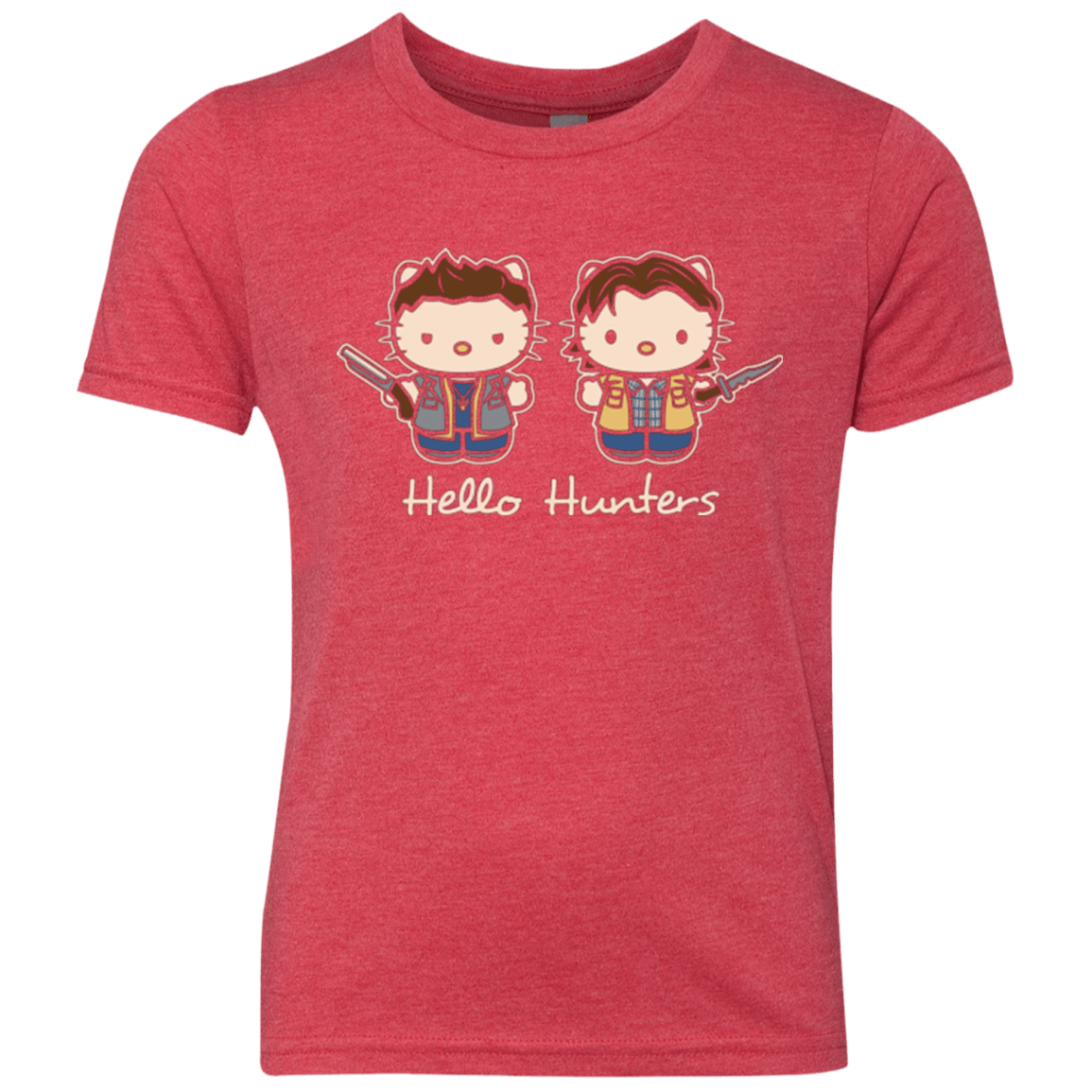 T-Shirts Vintage Red / YXS hellohunters Youth Triblend T-Shirt