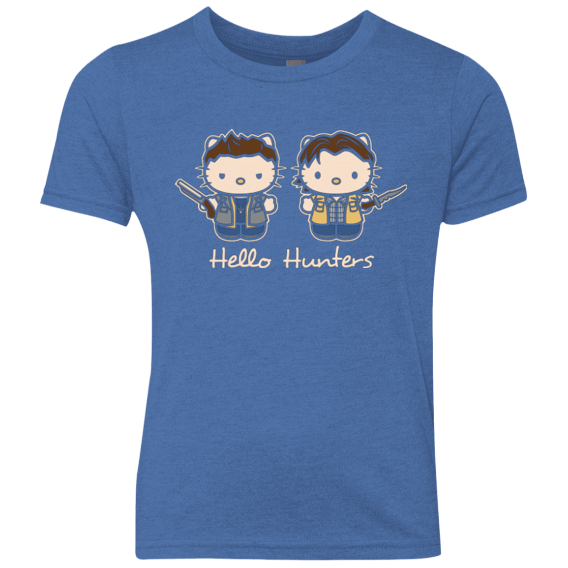 T-Shirts Vintage Royal / YXS hellohunters Youth Triblend T-Shirt