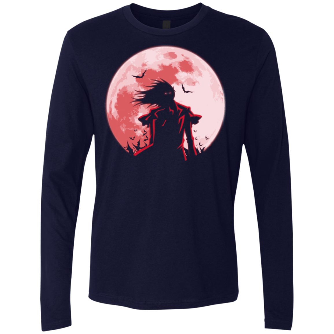 T-Shirts Midnight Navy / Small Hellsing Ultimate Men's Premium Long Sleeve