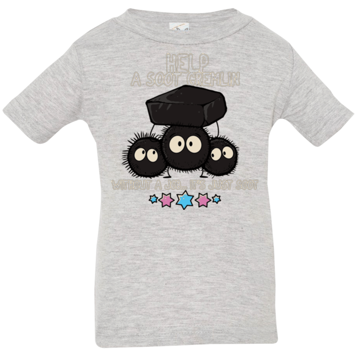 T-Shirts Heather / 6 Months HELP A SOOT GREMLIN Infant Premium T-Shirt