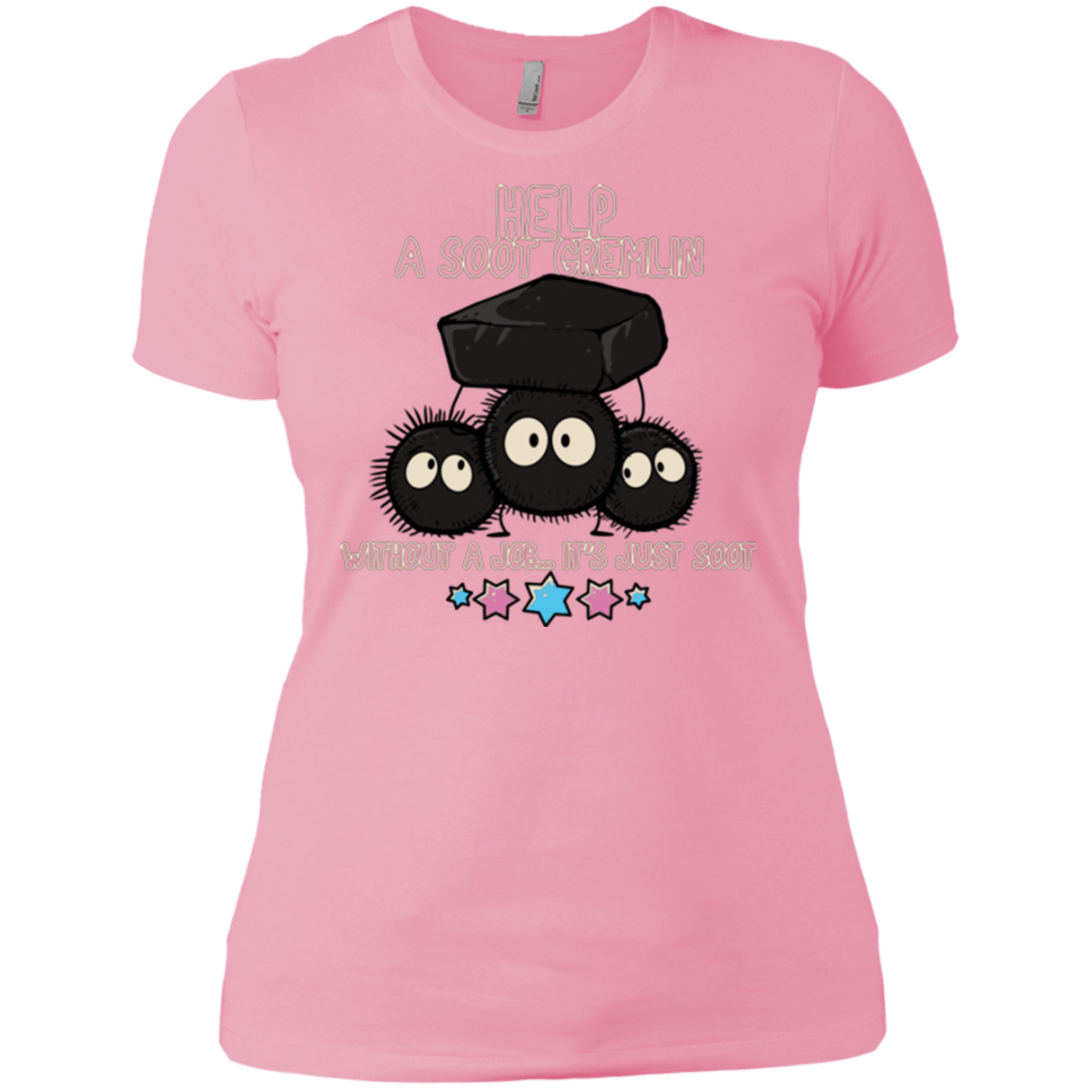T-Shirts Light Pink / X-Small HELP A SOOT GREMLIN Women's Premium T-Shirt