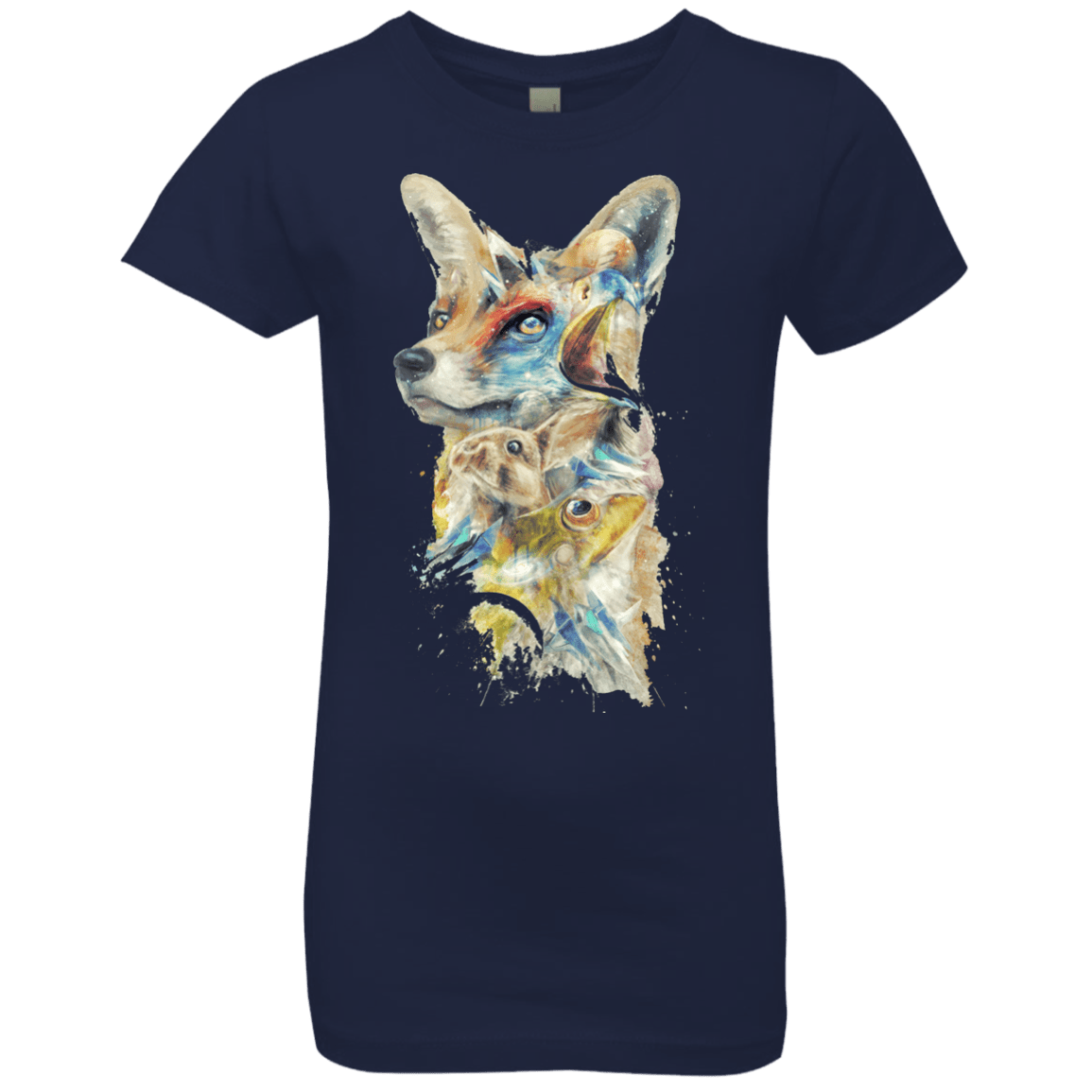 T-Shirts Midnight Navy / YXS Heroes of Lylat Star Fox Girls Premium T-Shirt