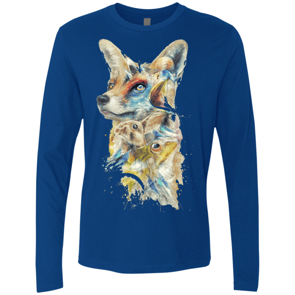 T-Shirts Royal / Small Heroes of Lylat Star Fox Men's Premium Long Sleeve