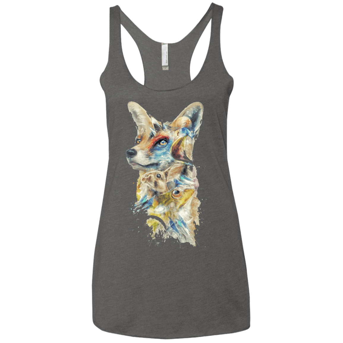 T-Shirts Premium Heather / X-Small Heroes of Lylat Star Fox Women's Triblend Racerback Tank