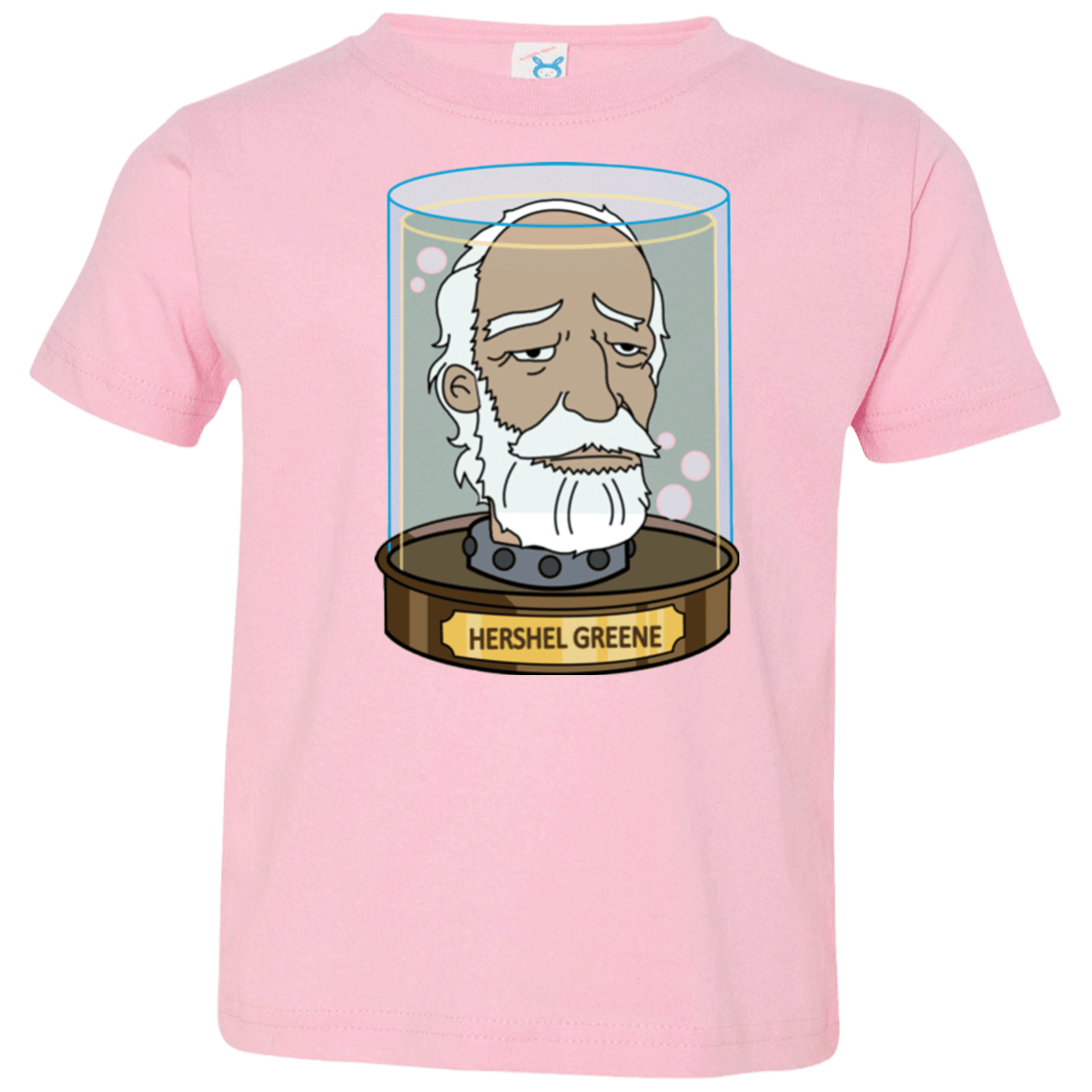 T-Shirts Pink / 2T Hershel Greene Head Toddler Premium T-Shirt