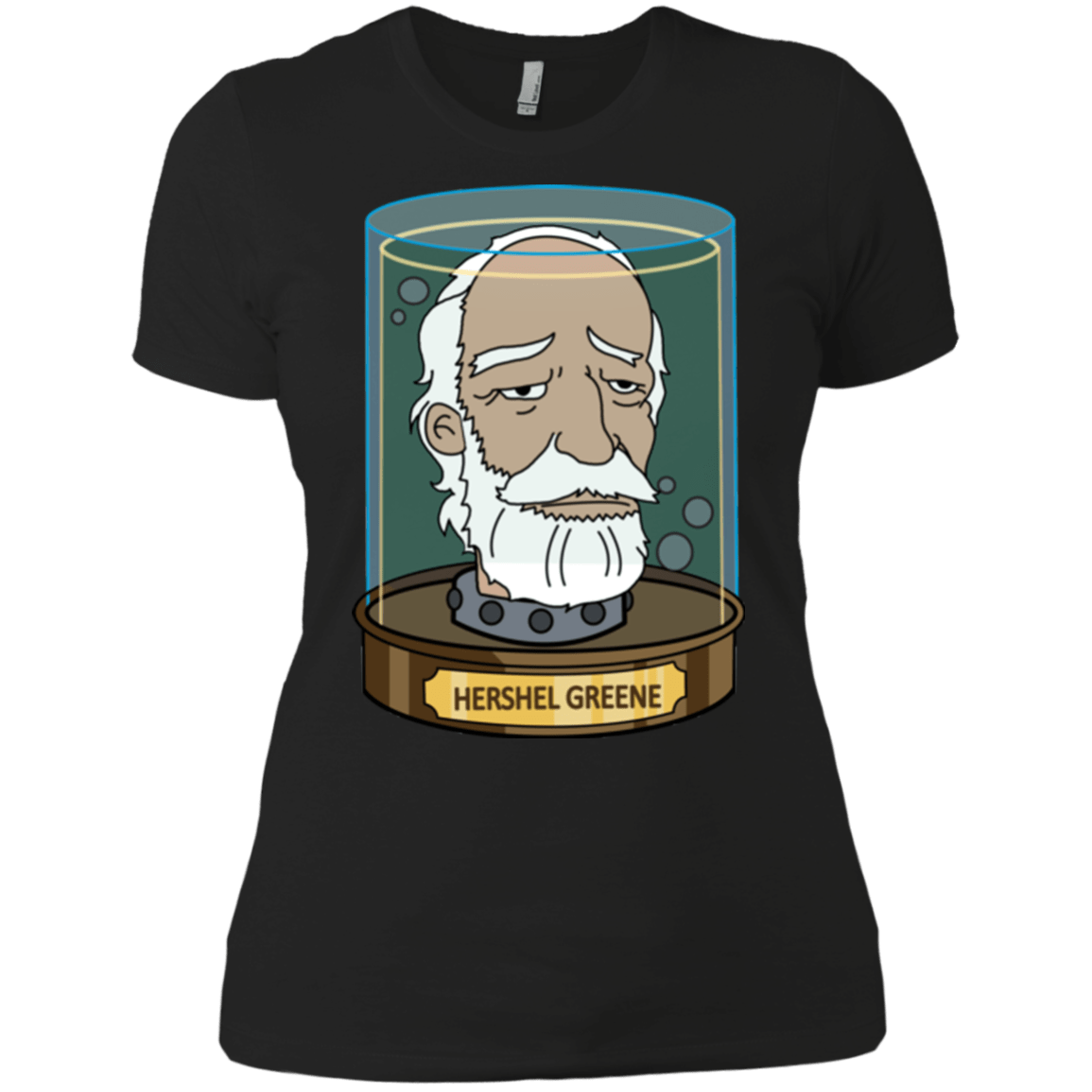 T-Shirts Black / X-Small Hershel Greene Head Women's Premium T-Shirt