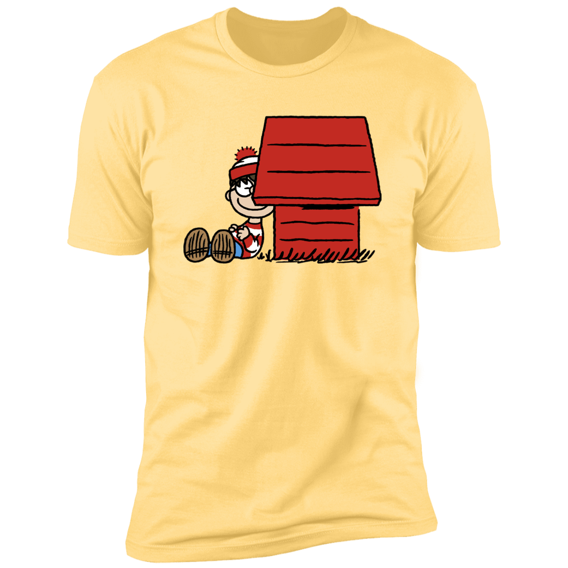 T-Shirts Banana Cream / S Hidden Character Men's Premium T-Shirt