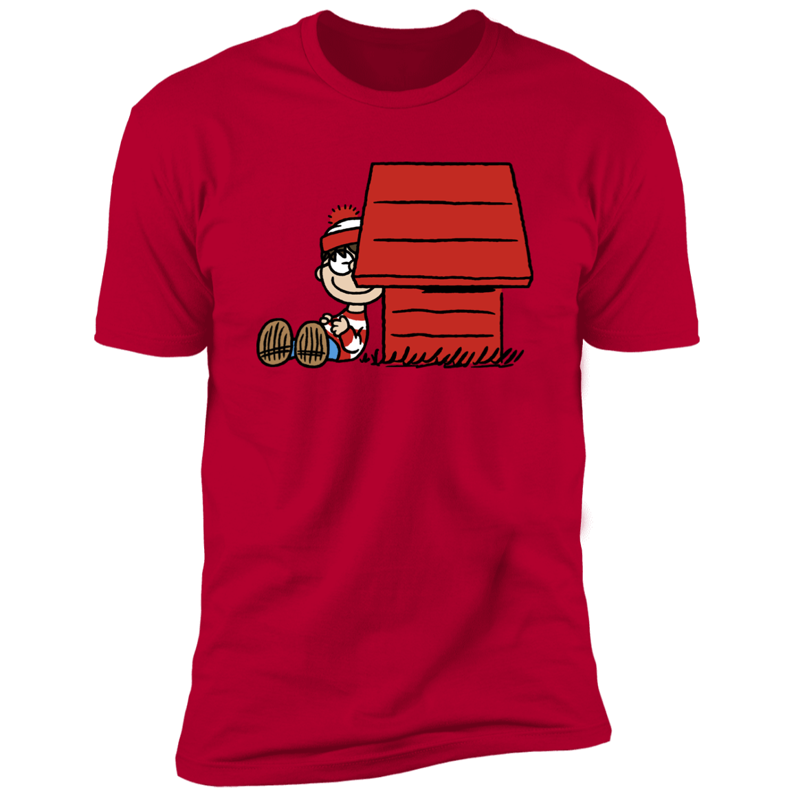 T-Shirts Red / S Hidden Character Men's Premium T-Shirt