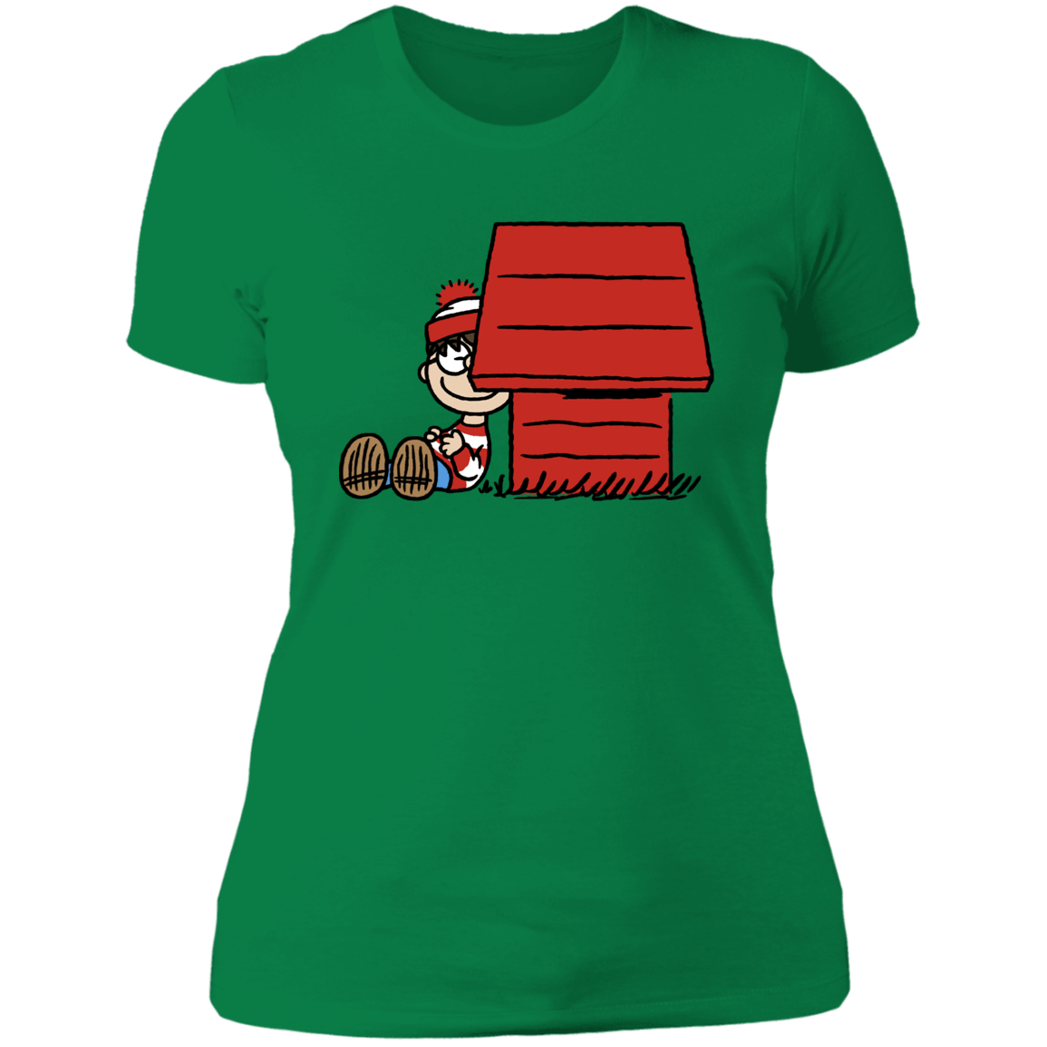 T-Shirts Kelly Green / S Hidden Character Women's Premium T-Shirt