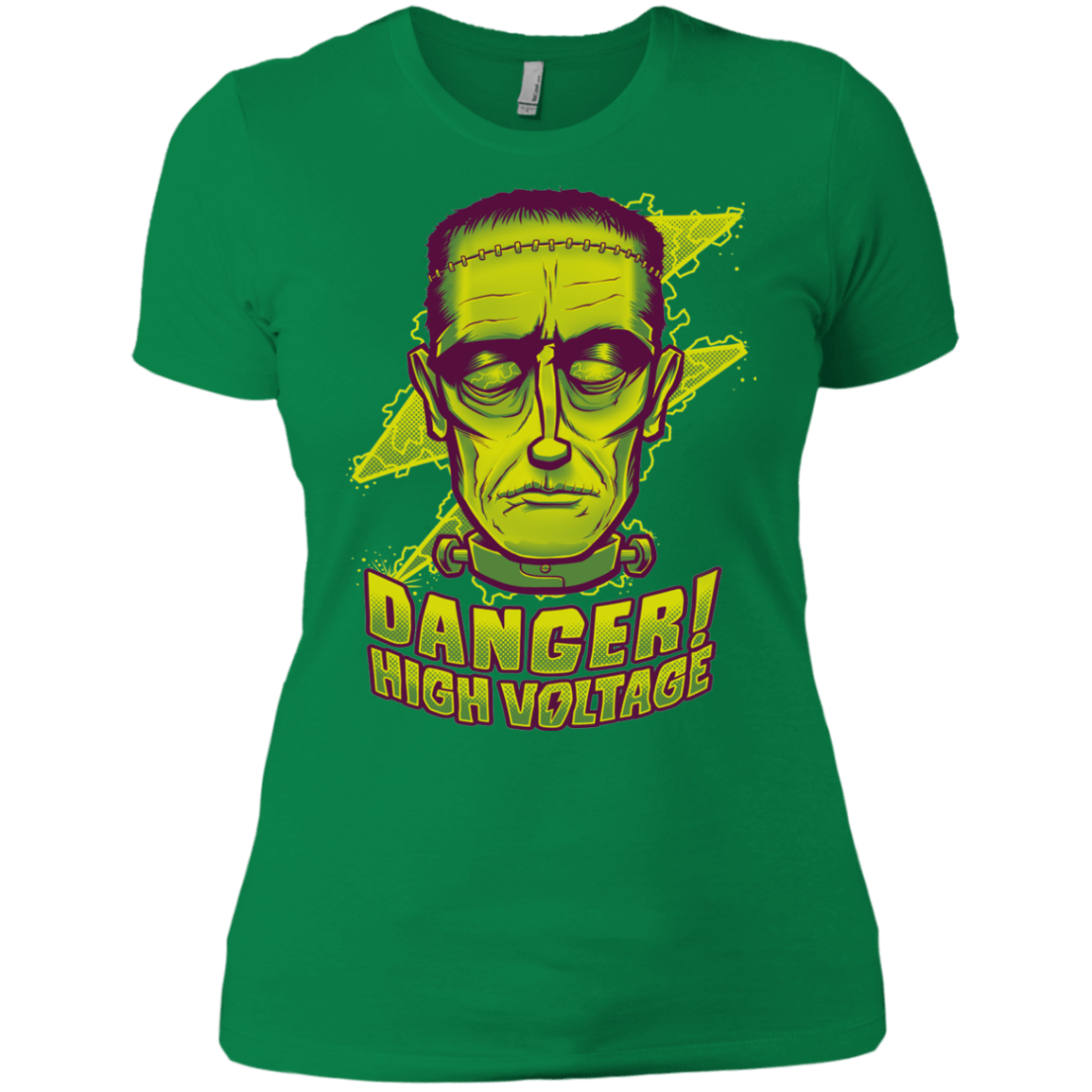 T-Shirts Kelly Green / X-Small HIGH VOLTAGE Women's Premium T-Shirt