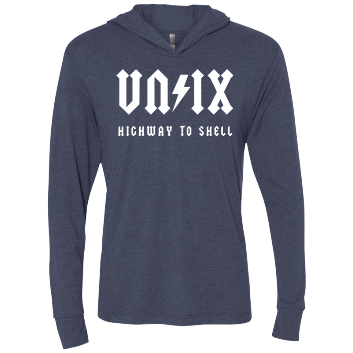 T-Shirts Vintage Navy / X-Small Highway to shell Triblend Long Sleeve Hoodie Tee