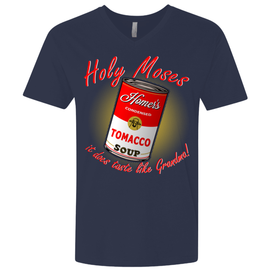 T-Shirts Midnight Navy / X-Small Holy moses Men's Premium V-Neck