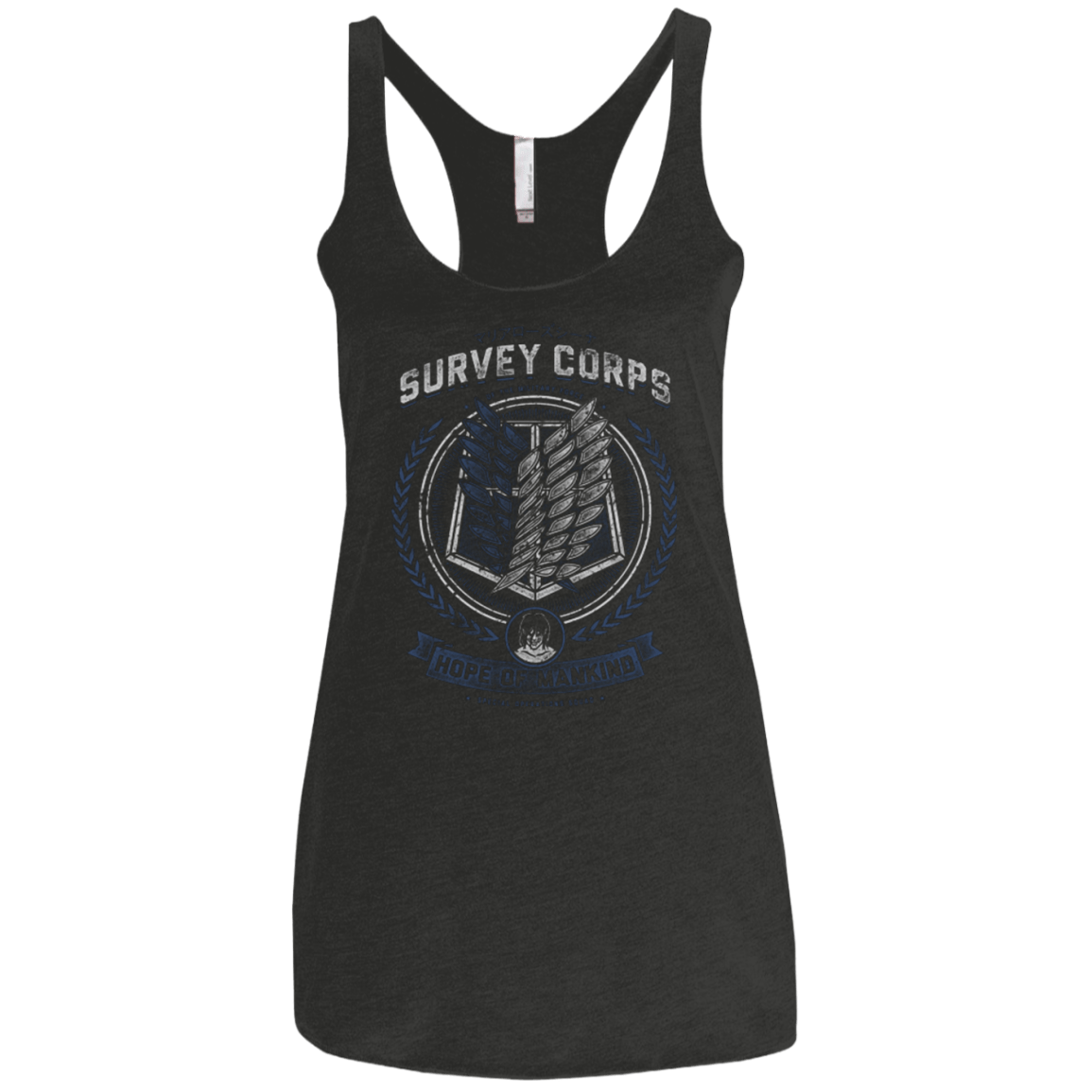 T-Shirts Vintage Black / X-Small Hope of Mankind Women's Triblend Racerback Tank