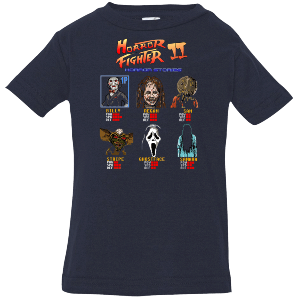 T-Shirts Navy / 6 Months Horror Fighter 2 Infant Premium T-Shirt