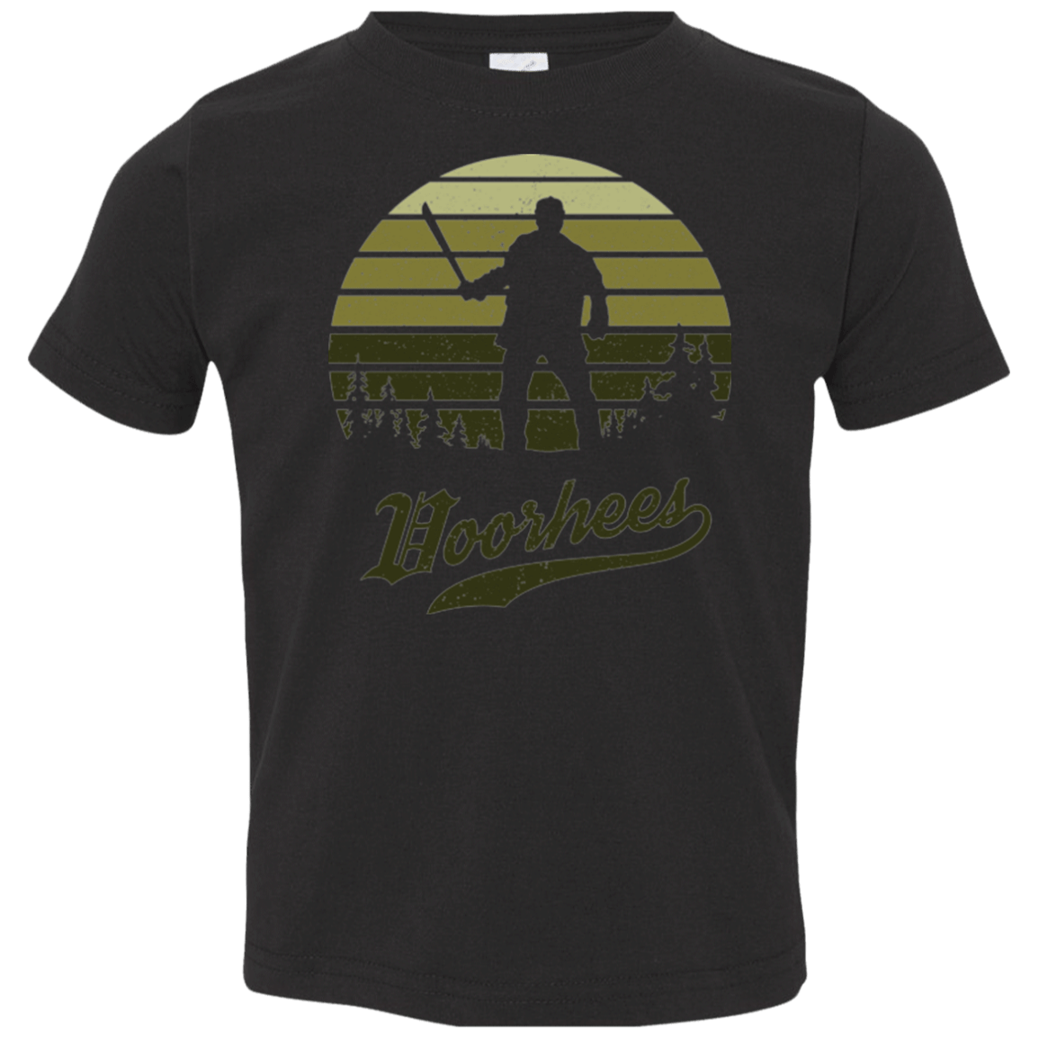 T-Shirts Black / 2T Horror Sun Set Voorhees Toddler Premium T-Shirt