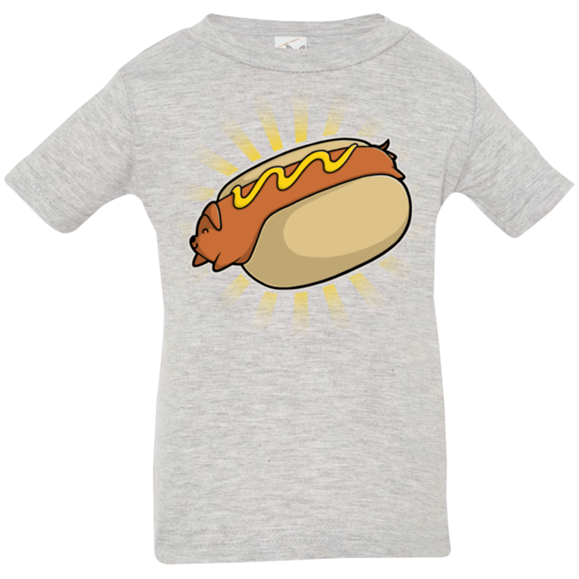 T-Shirts Heather / 6 Months Hotdog Infant PremiumT-Shirt